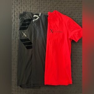Armani Exchange AX Top Tops Shirt Shirts TShirt TShirts - Red - Black Small A/X